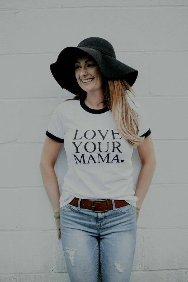 Love Your Mama - Retro Fitted Ringer