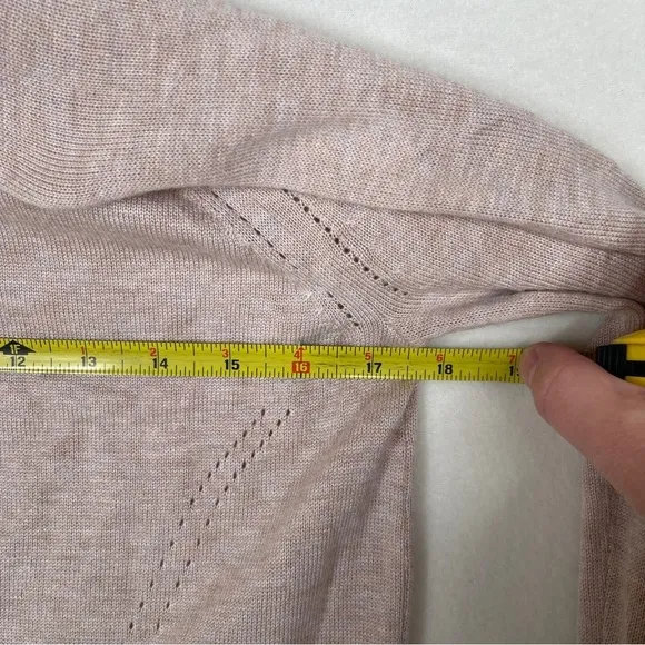 Lululemon Lead with Your Heart Sweater Heathered Pink Bliss size 4