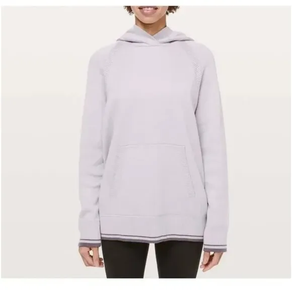 Lululemon - Soothe Away Hoodie in Stargaze Graphite Purple - size 10 - EUC