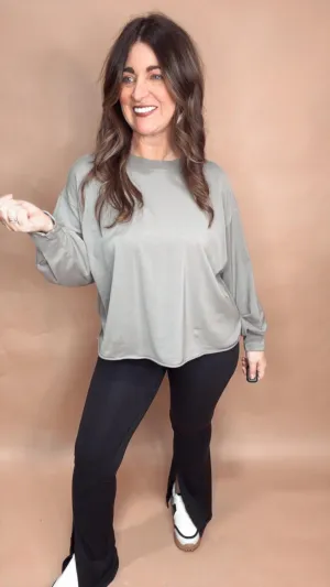 Luxy Mineral Tee in Mocha