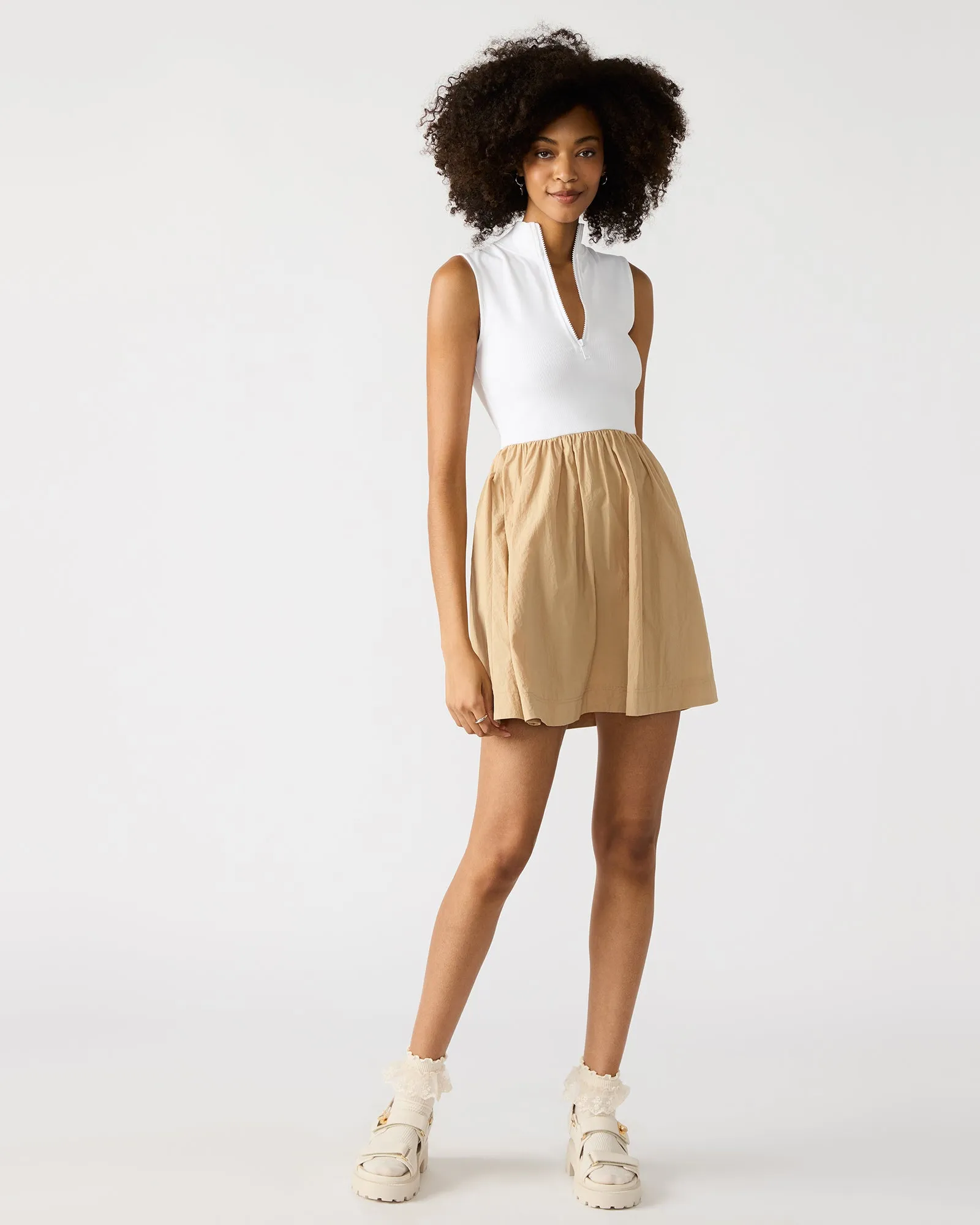 LYON DRESS TAUPE
