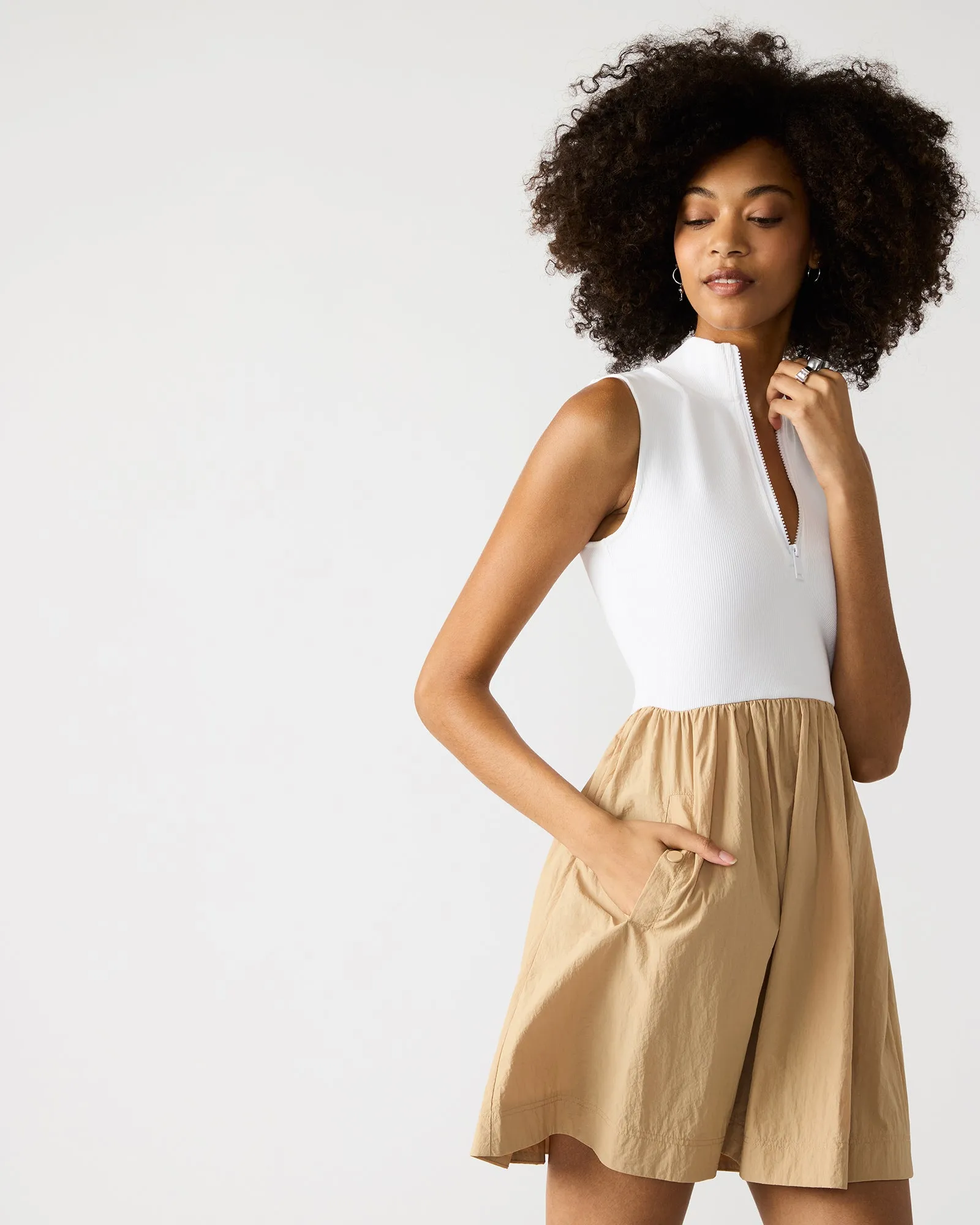 LYON DRESS TAUPE