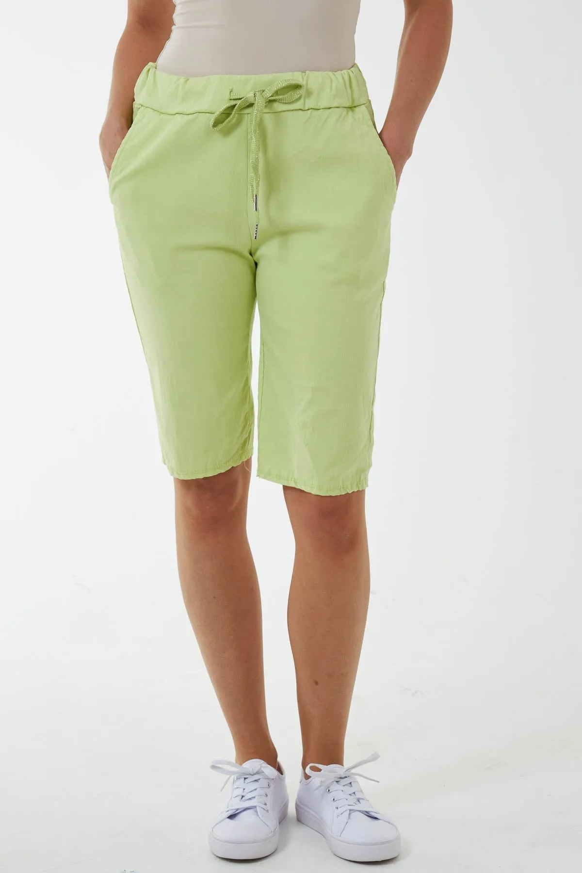 Magic Plain Drawstring Shorts