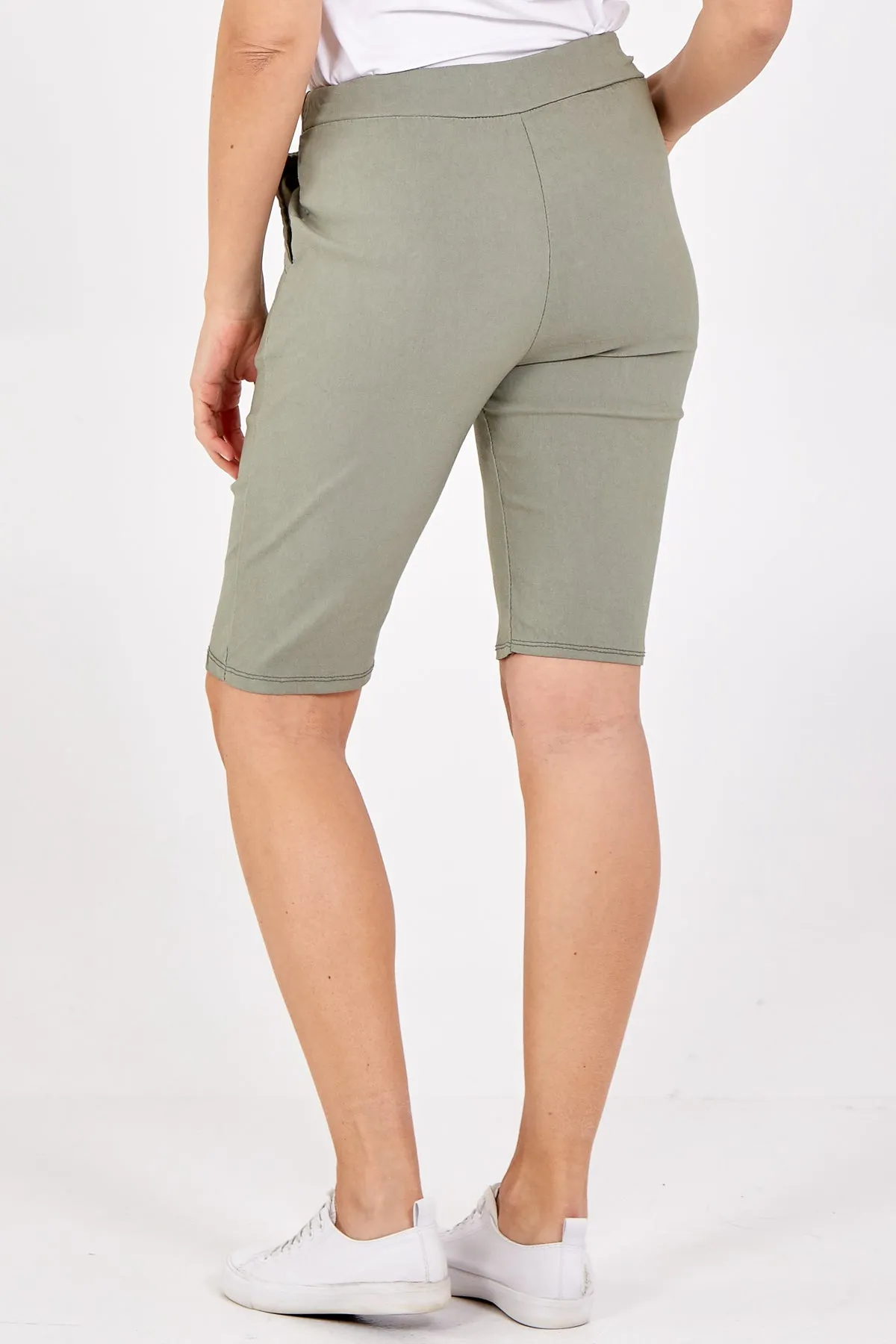Magic Plain Drawstring Shorts