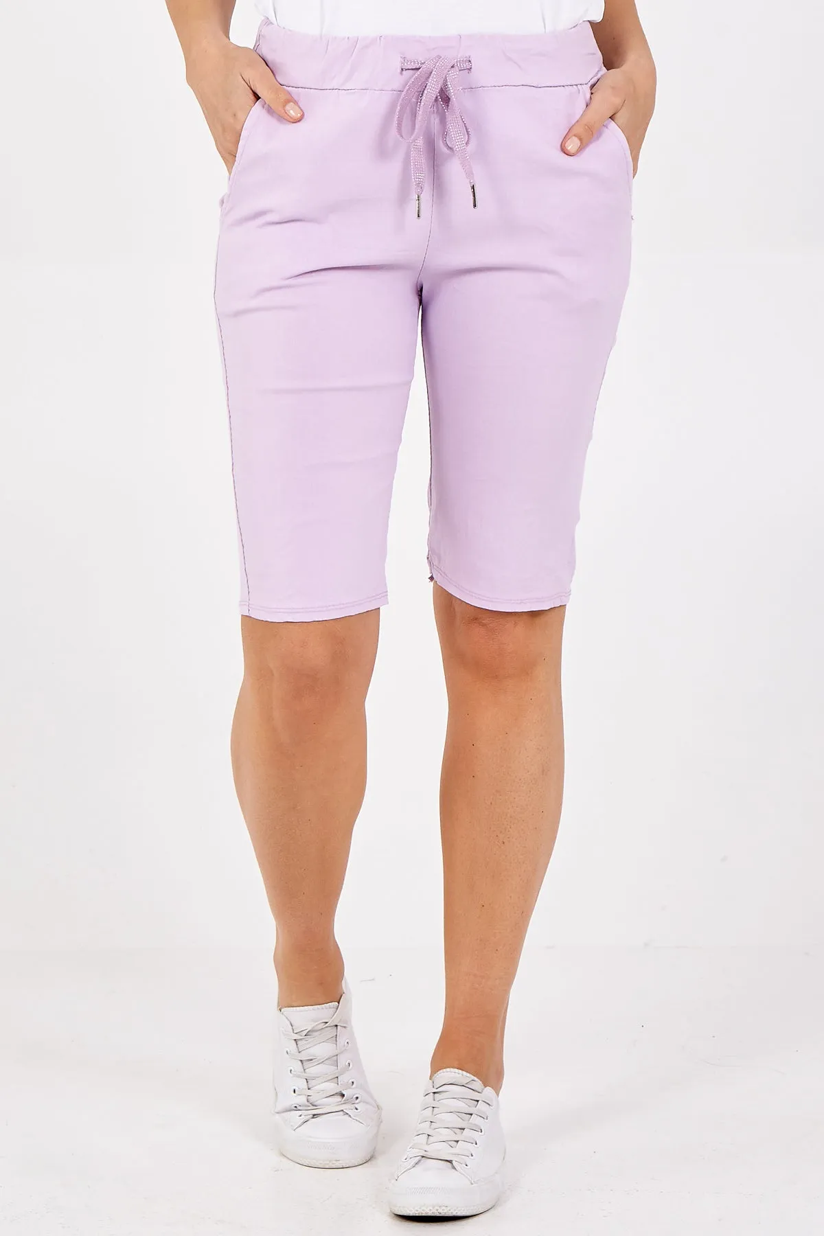 Magic Plain Drawstring Shorts