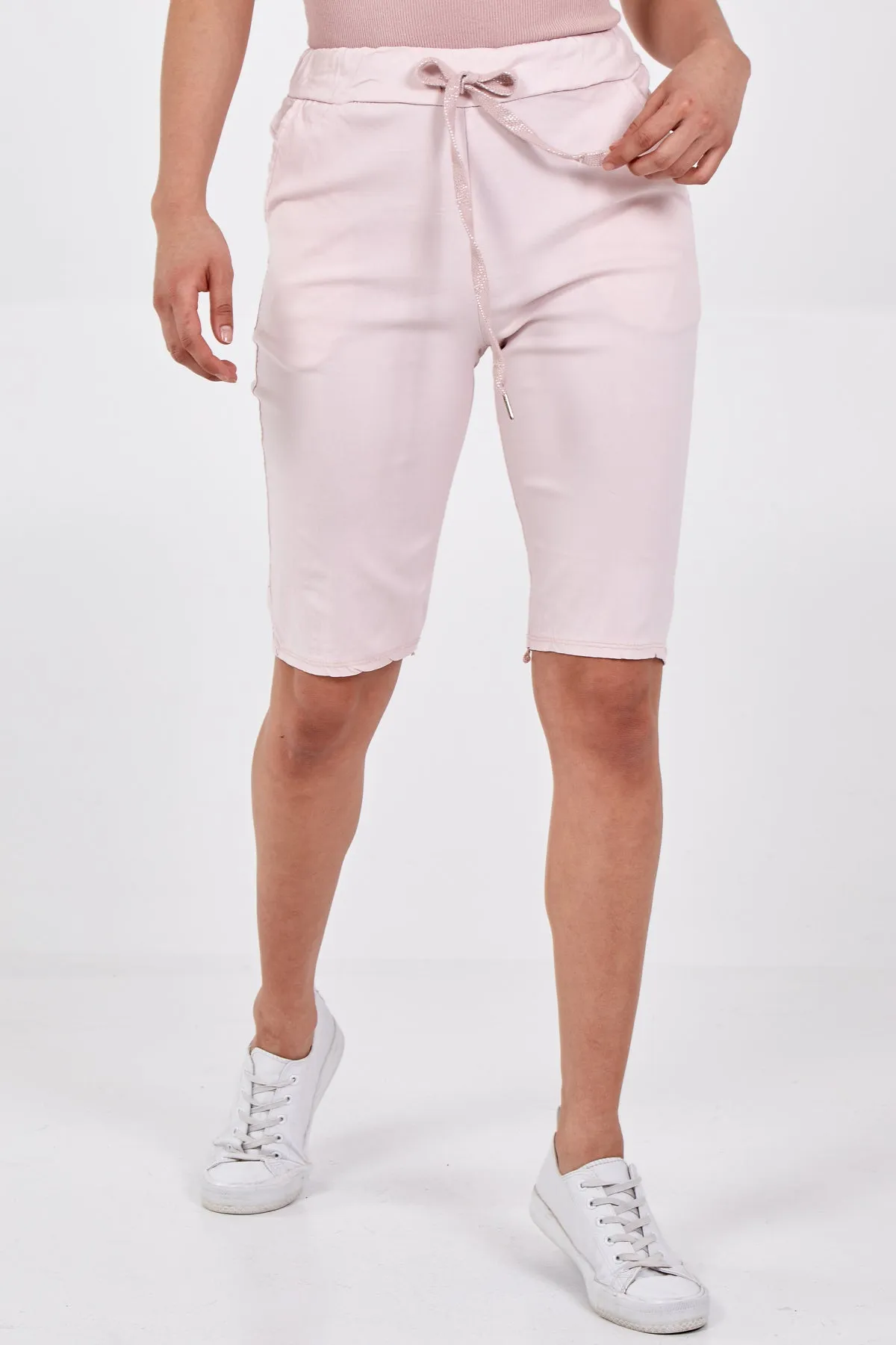 Magic Plain Drawstring Shorts