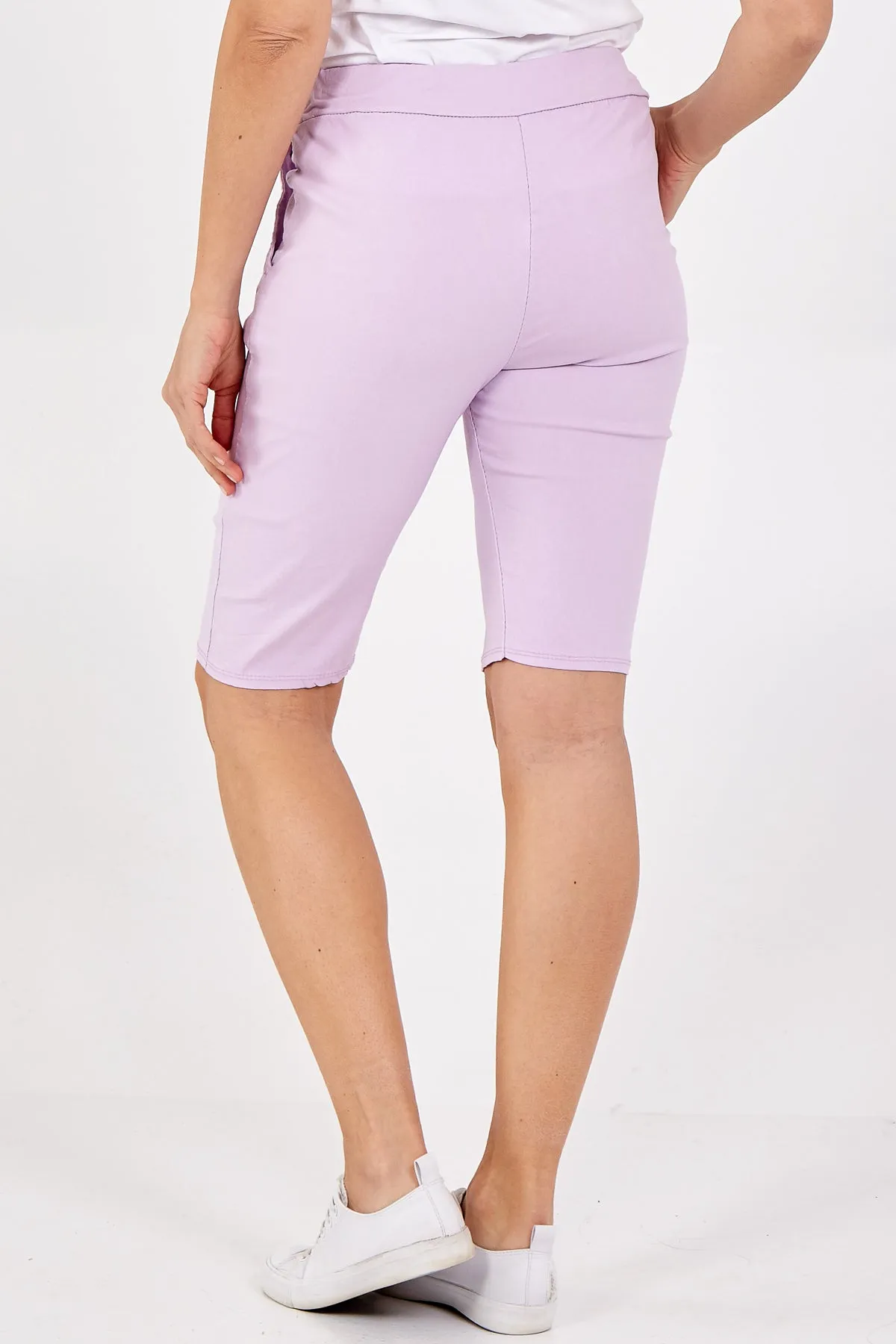 Magic Plain Drawstring Shorts