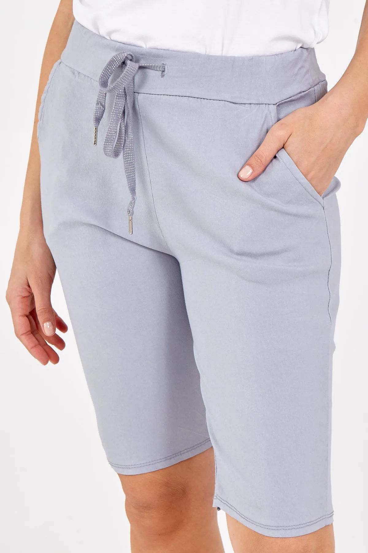 Magic Plain Drawstring Shorts