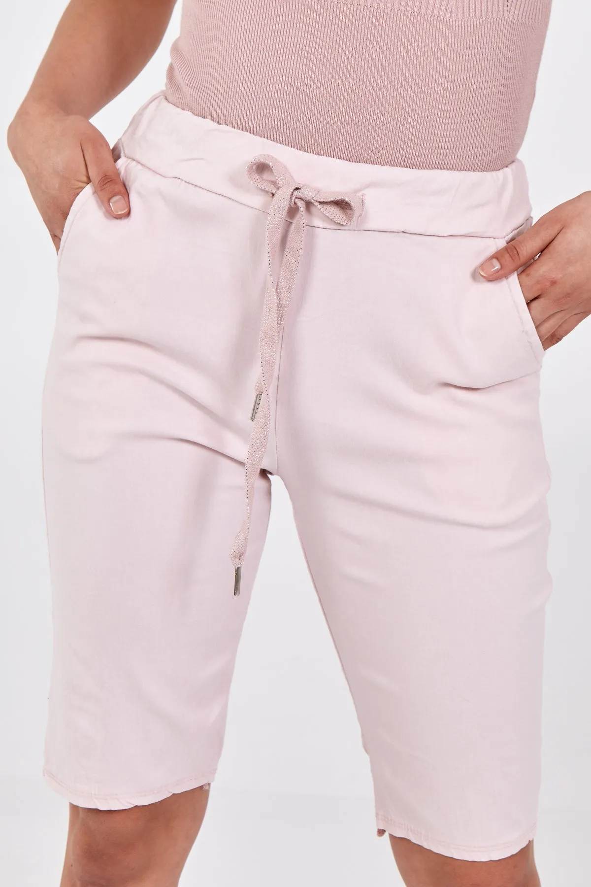 Magic Plain Drawstring Shorts