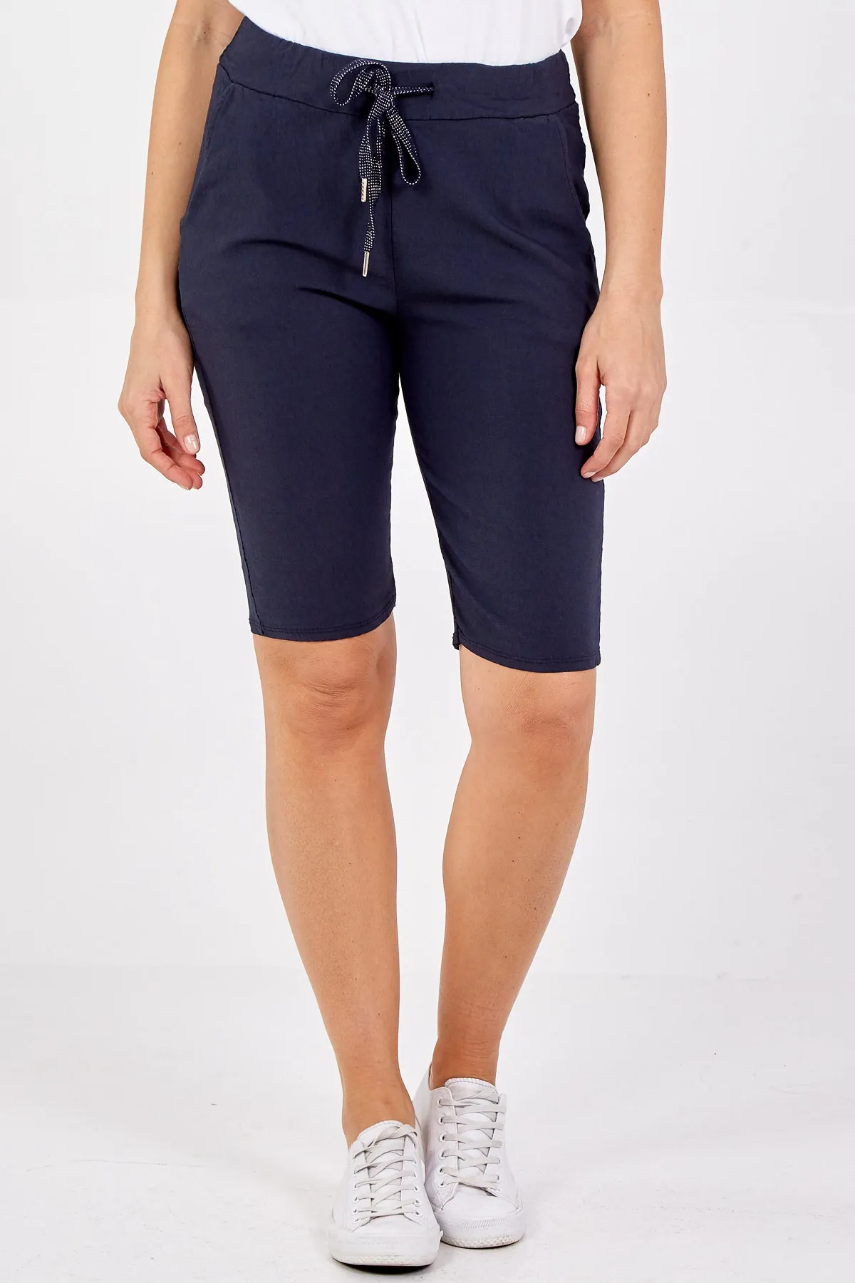 Magic Plain Drawstring Shorts