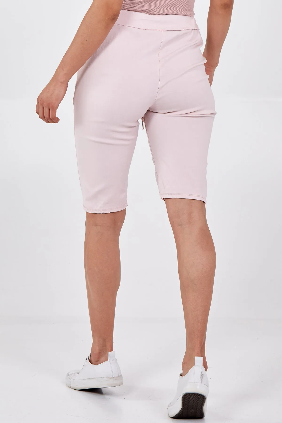 Magic Plain Drawstring Shorts