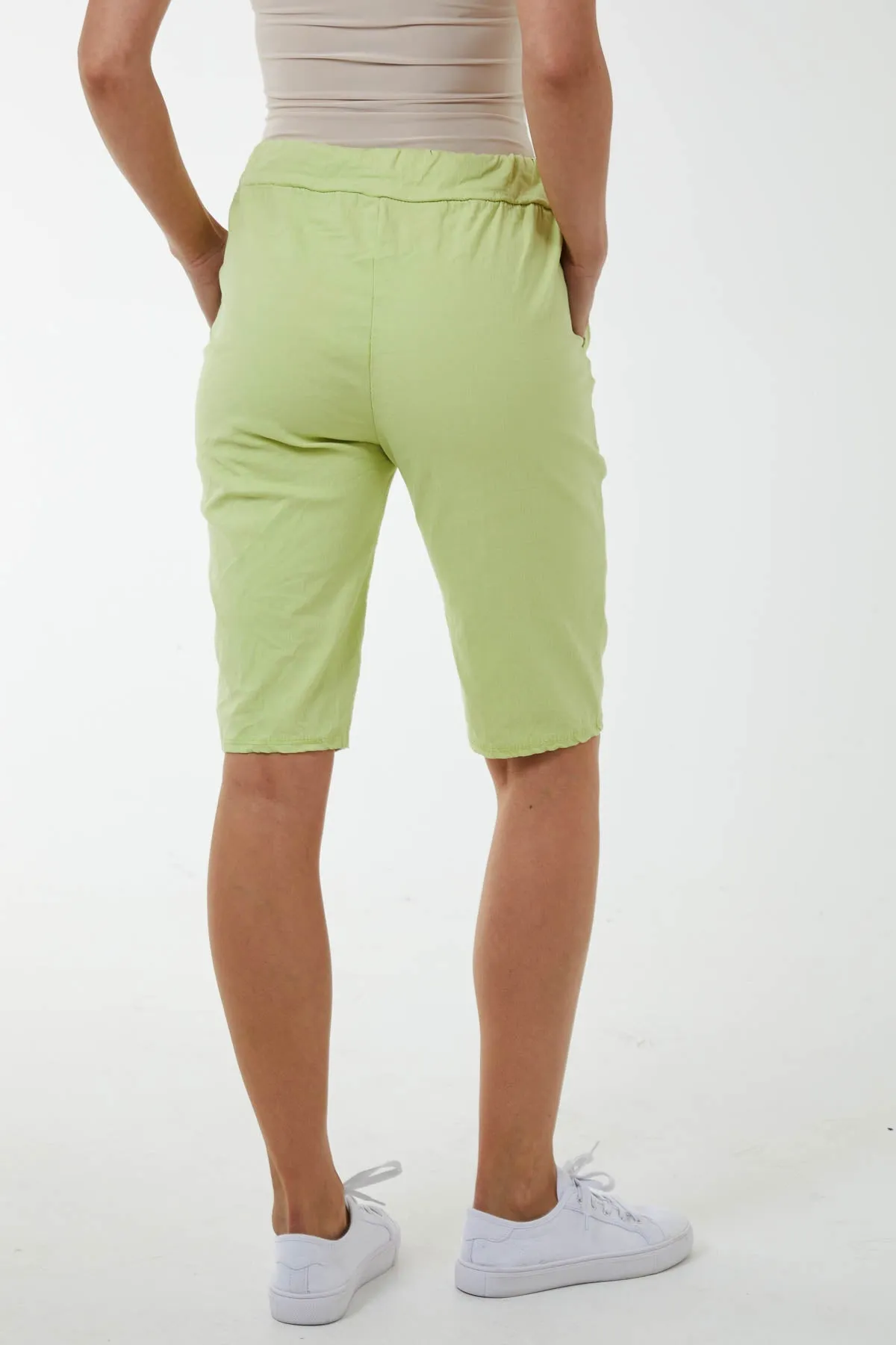 Magic Plain Drawstring Shorts