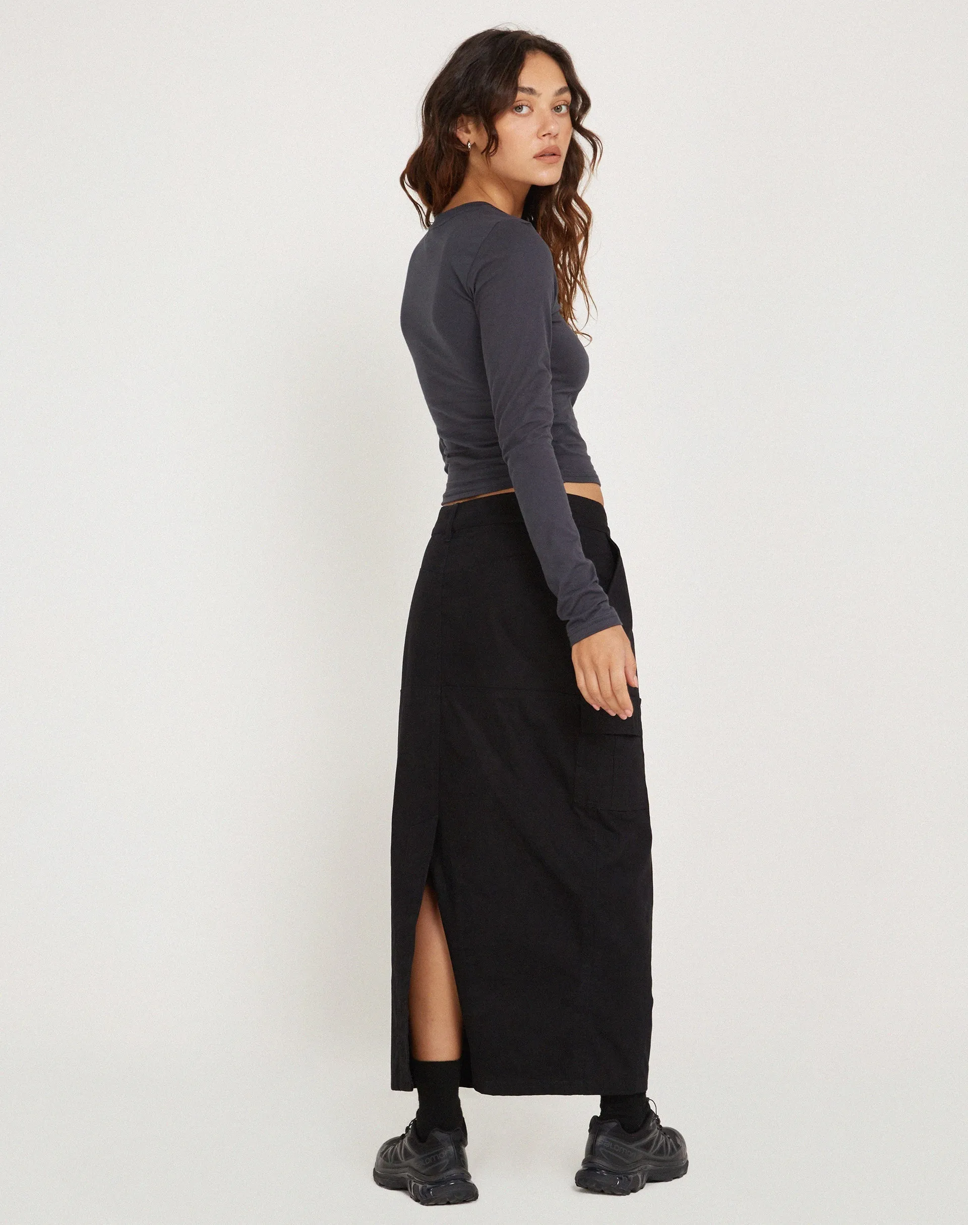 Mague Long Sleeve Top in Ocean Storm