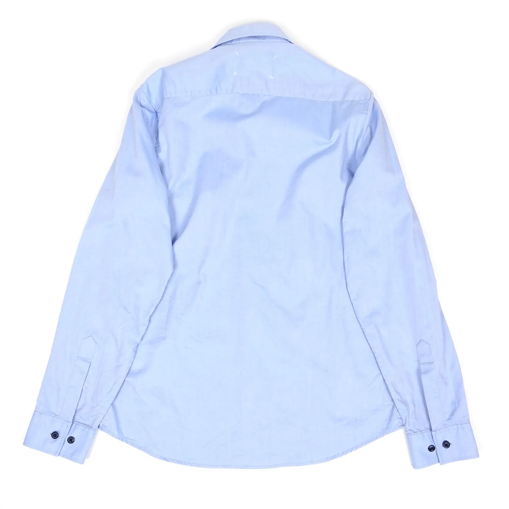 Maison Margiela Replica Blue Utility Work Shirt Size 40