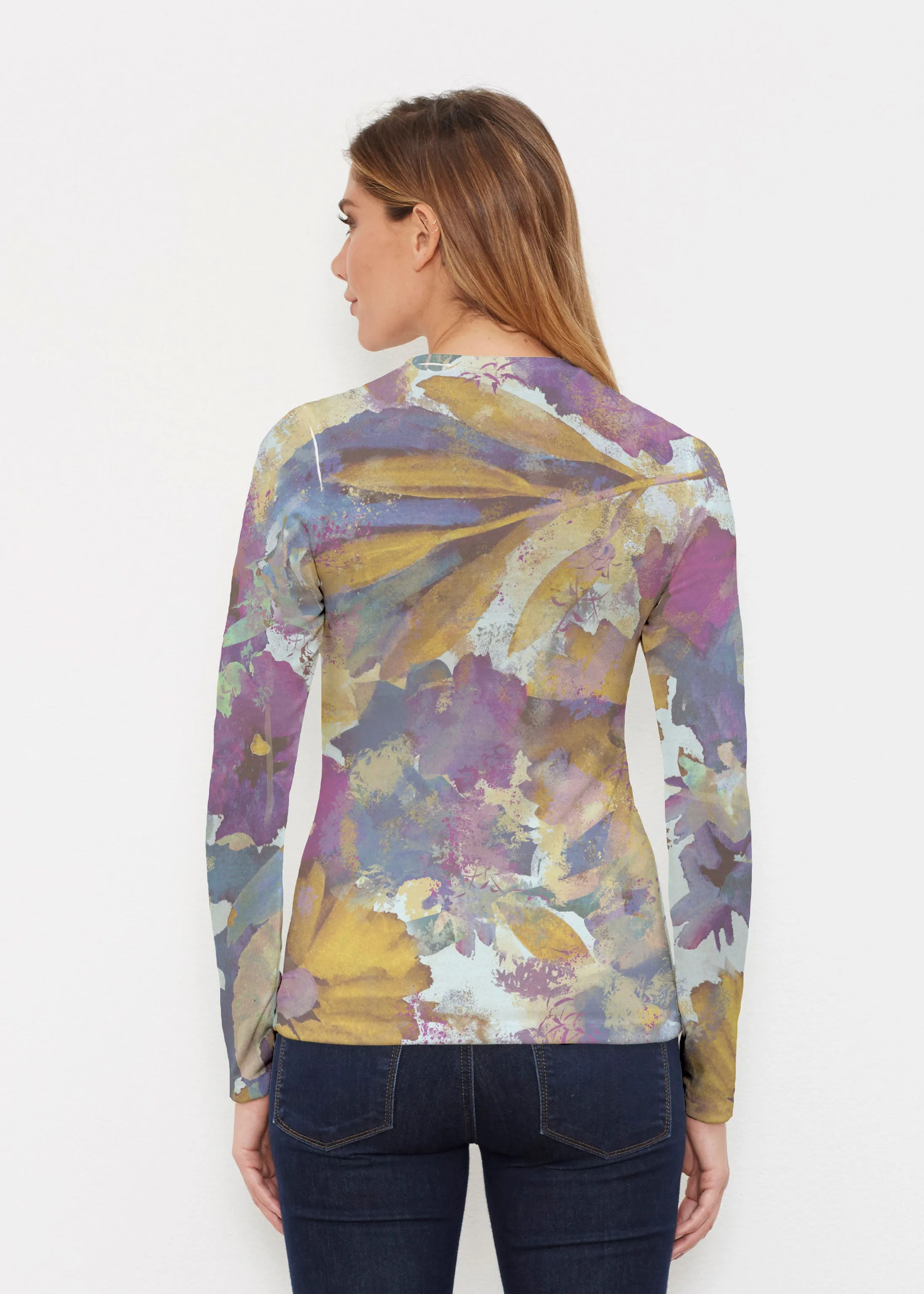 Maya (17266) ~ Butterknit Long Sleeve Crew Top