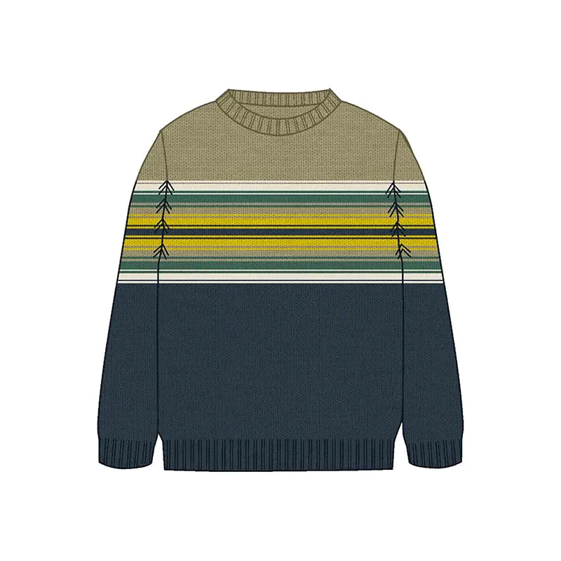 Mayoral 4115 Long Sleeve Check Shirt, 4351 Navy Stripe Jumper and 4540 Denim Jeans In Stock Now