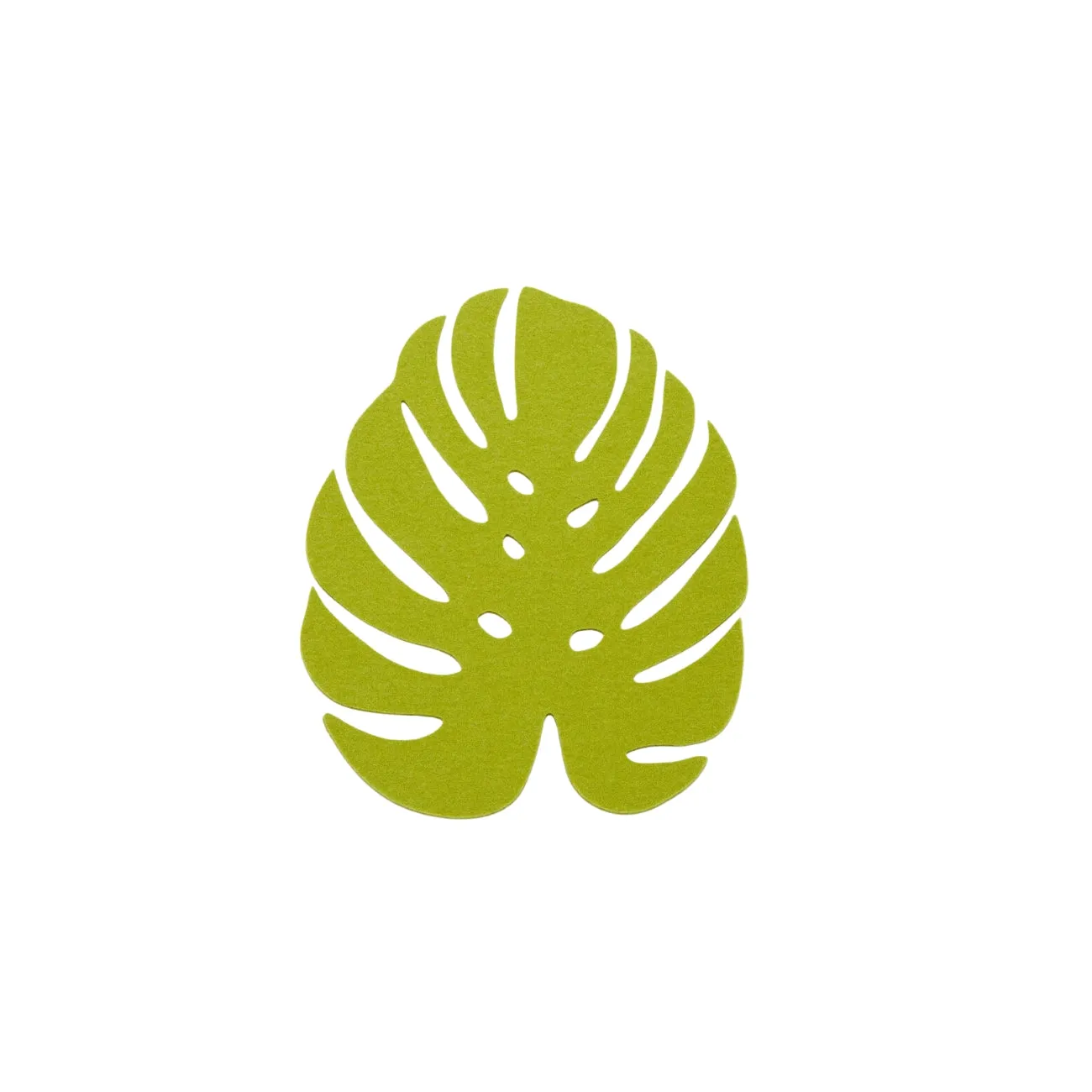 Medium Monstera Leaf Trivet - Pistachio