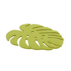 Medium Monstera Leaf Trivet - Pistachio