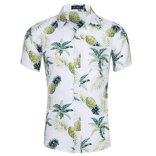 Men Hawaiian Printing Shirt