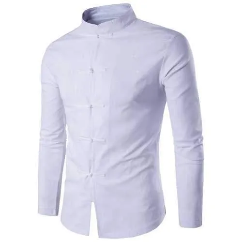 Men Linen Vintage Shirt