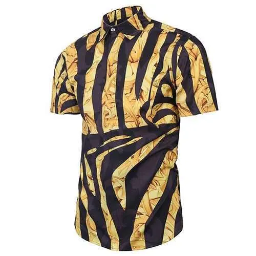 Men Stitching Shirt