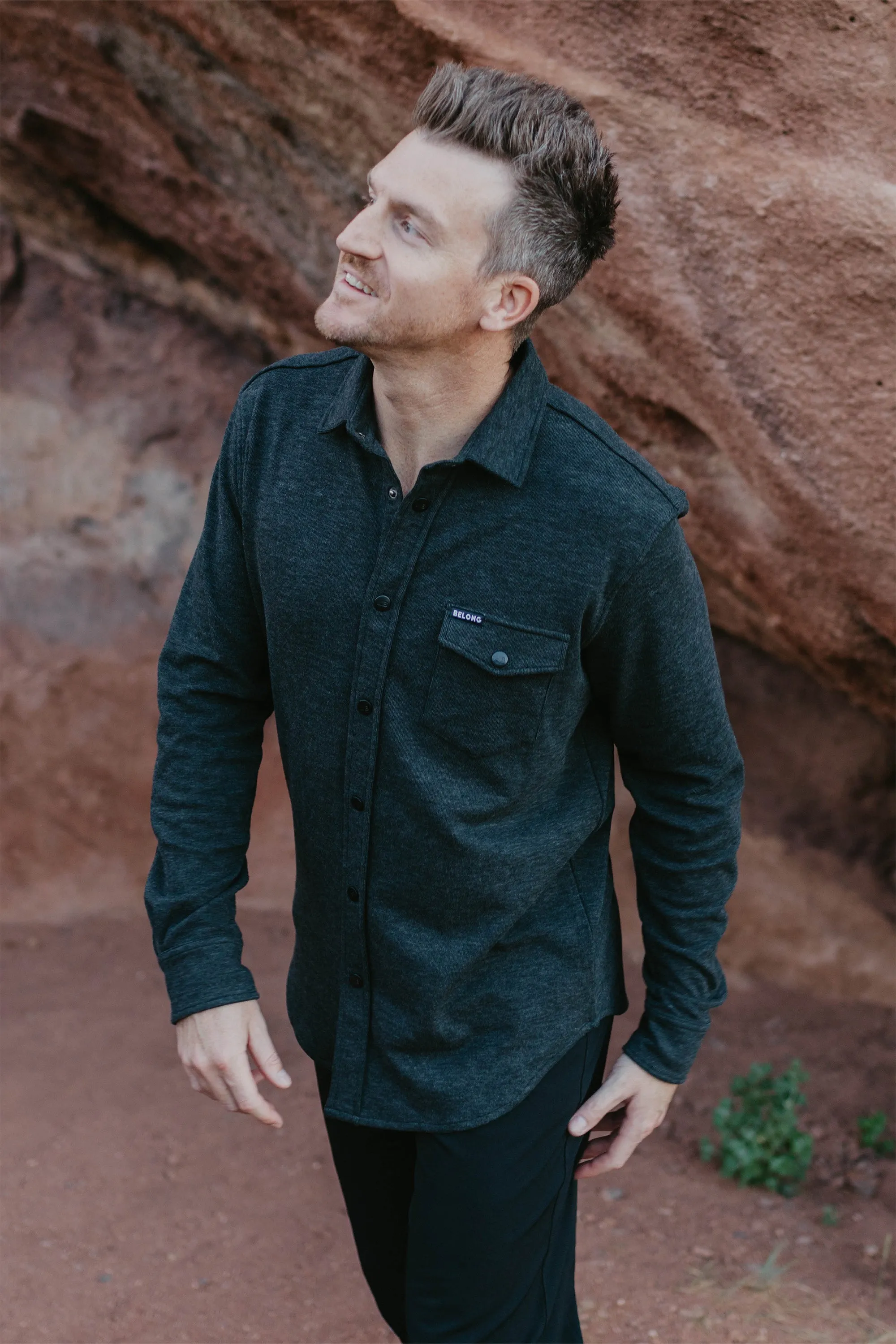 Men's Sherman Fleece Button Up