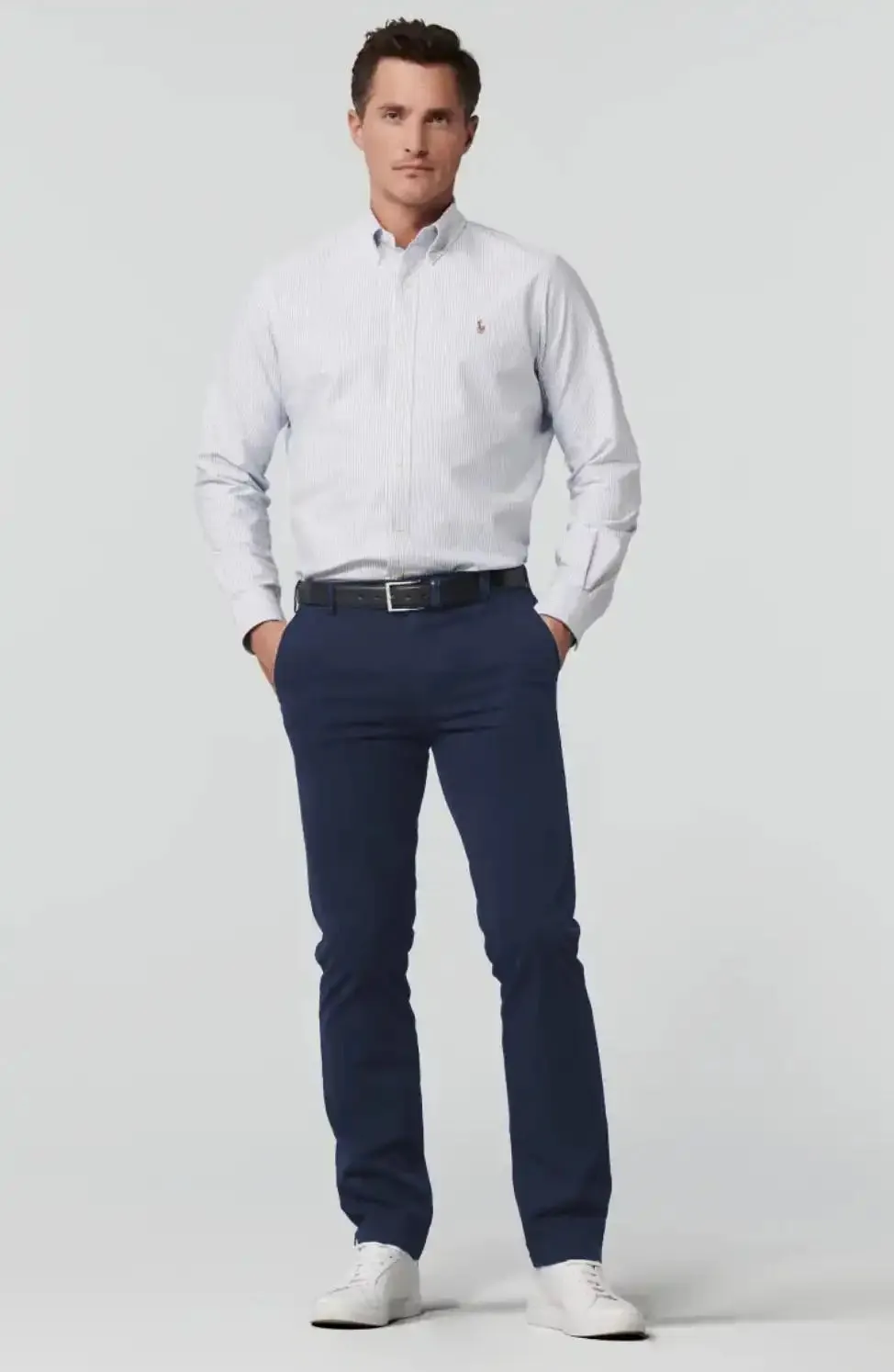 Meyer Men's Chino Trousers Roma 9-316-15 Blue