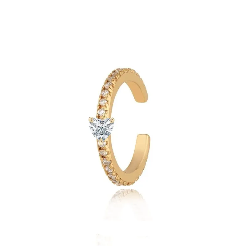 Mini Solitaire Diamond Cuff