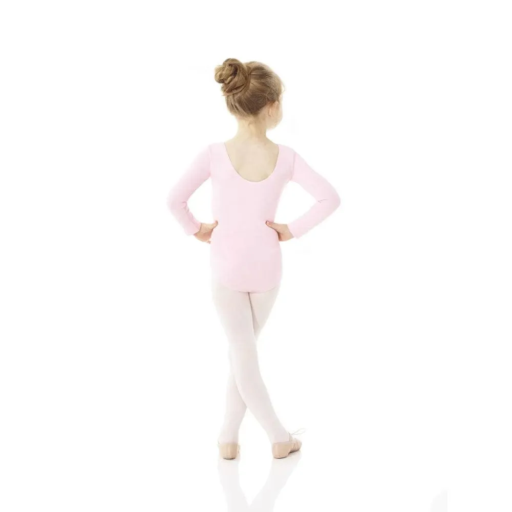 Mondor 40040 Cotton Long Sleeve Leotard - Child