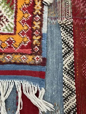 Moroccan custom rug from Glawa, Wool and Thread, 252cm x 166cm or 8.26ft x 5.44ft