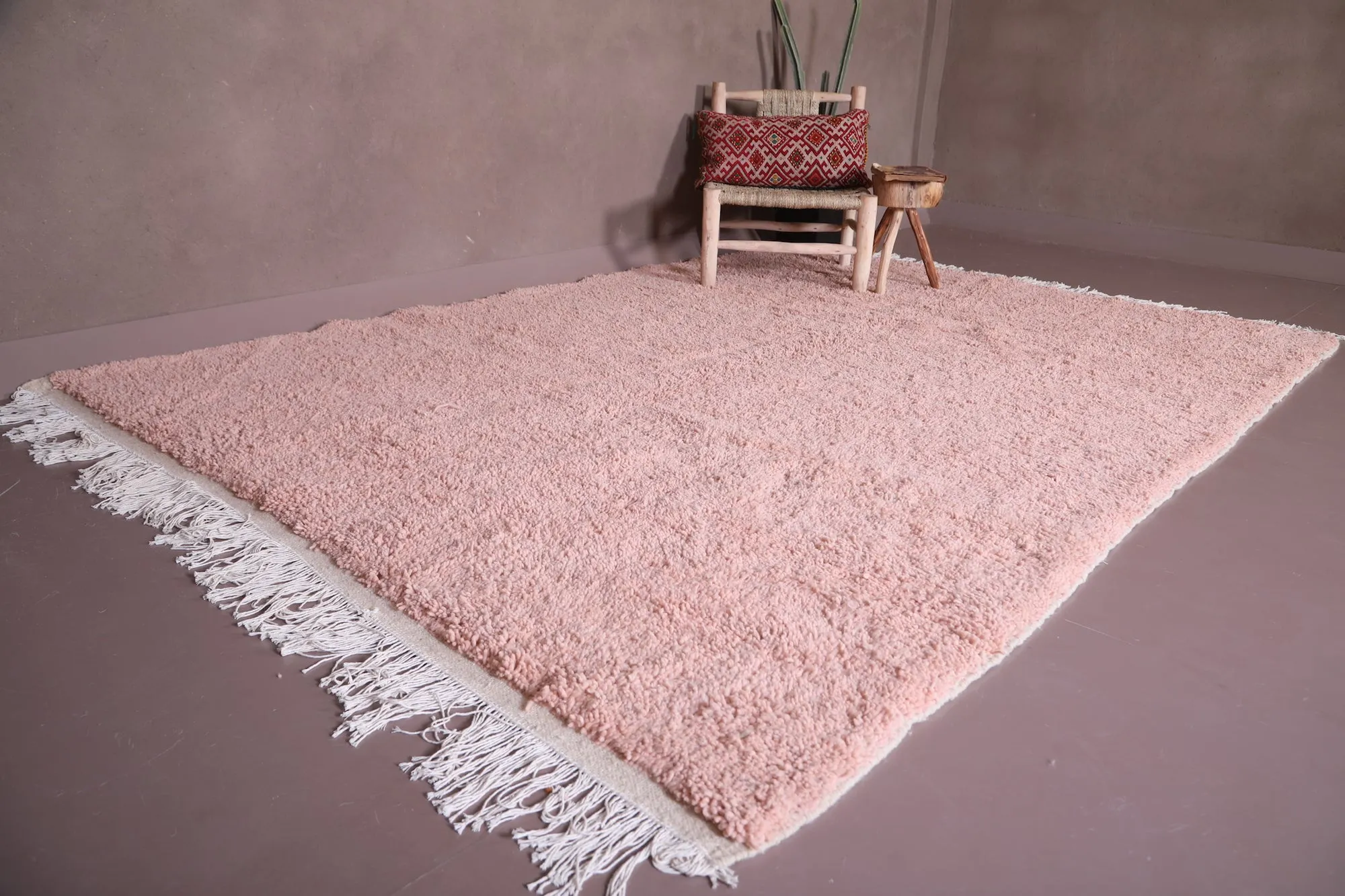 Moroccan pink rug - Handmade berber rug - Custom rug