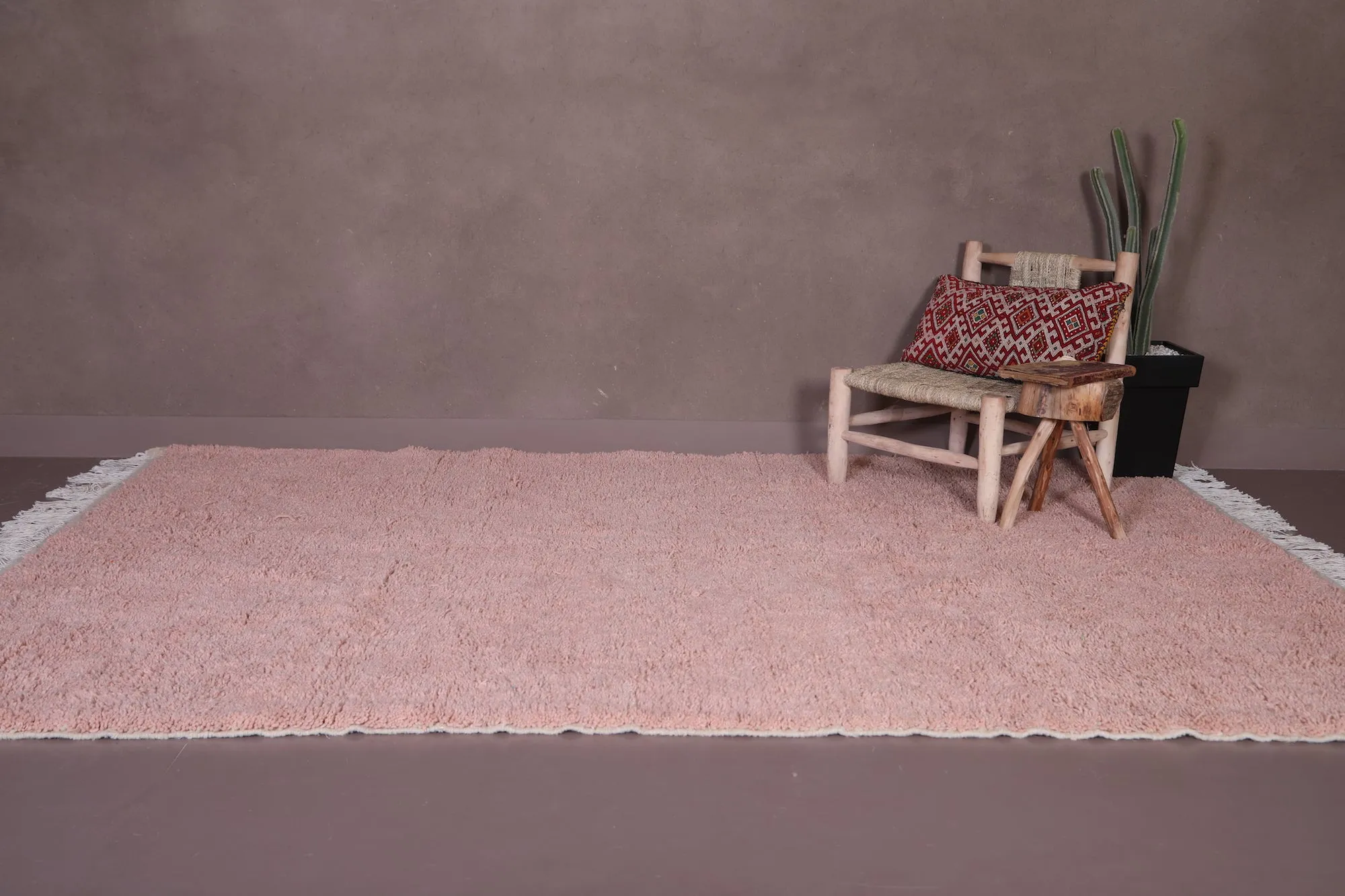 Moroccan pink rug - Handmade berber rug - Custom rug