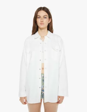 Mother The Exes and Ohs Button Up Shirt in White Noise