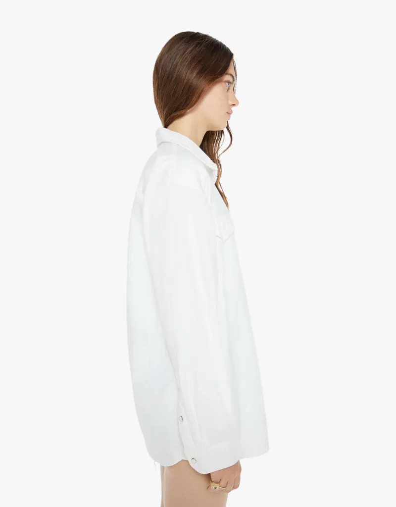 Mother The Exes and Ohs Button Up Shirt in White Noise