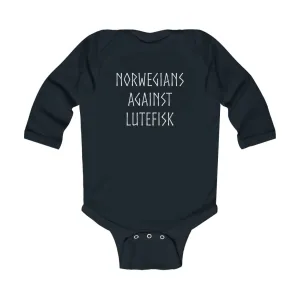 Norwegians Against Lutefisk Long Sleeve Bodysuit