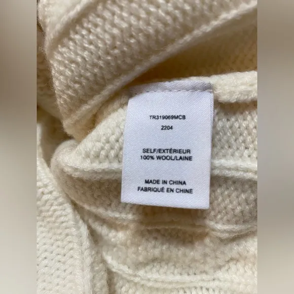 NWOT ATM WOMENS 100% WOOL TURTLENECK SWEATER SIZE LARGE