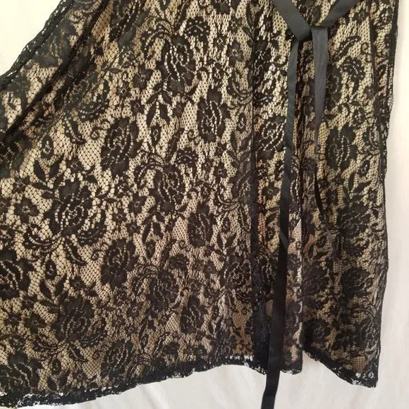 NWOT Soprano lace midi sleeveless classic dress women's size Large (52)