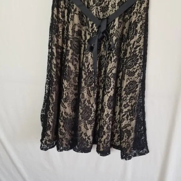 NWOT Soprano lace midi sleeveless classic dress women's size Large (52)