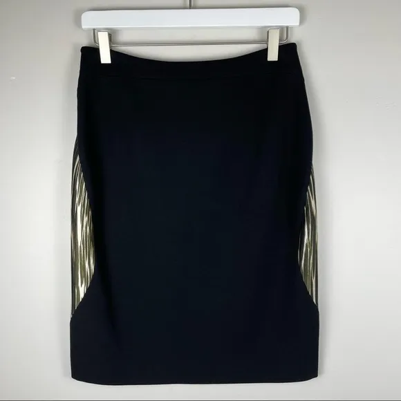 NWT DVF Emma Mikado Skirt Leopard Ikat Size 6