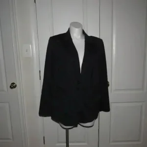 NWT LANE BRYANT Ponte Work Career Black Jacket Plus Size 26
