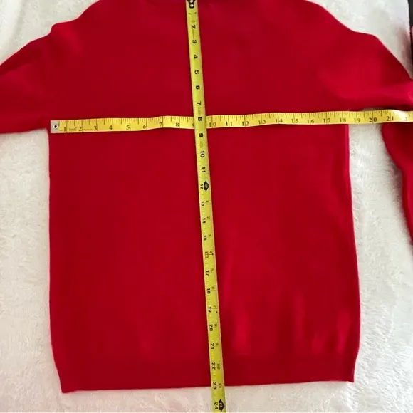 NWT PHILOSOPHY Cashmere ‘Love’ Sweater | Strawberry Red | Long Sleeve | Size M