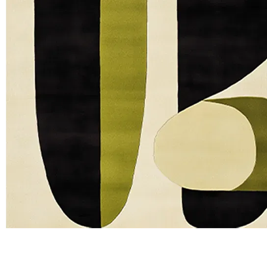 Obscured Dimensions Hand Tufted Rug