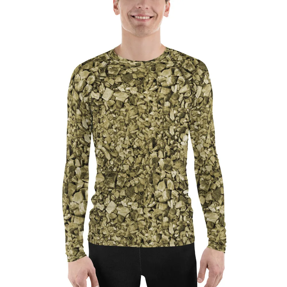 Olive Rocks Men's Rash Guard