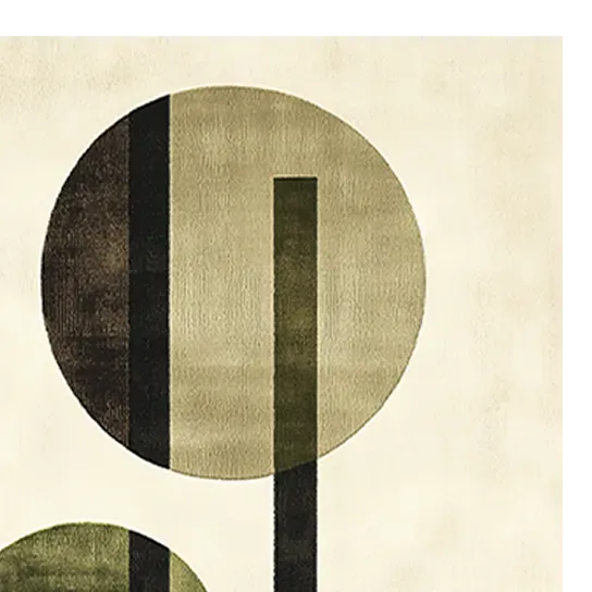 Orbital Harmony Hand Tufted Rug