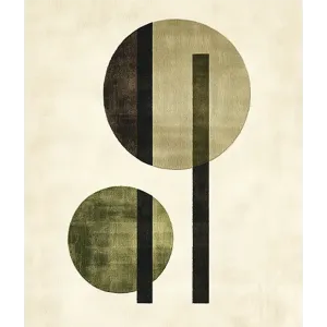 Orbital Harmony Hand Tufted Rug