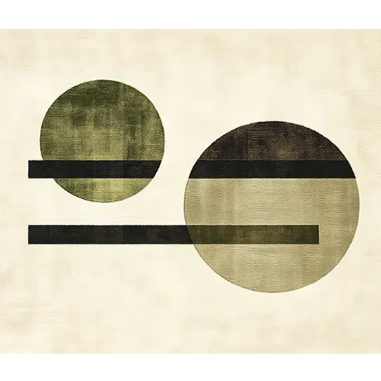 Orbital Harmony Hand Tufted Rug