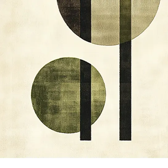 Orbital Harmony Hand Tufted Rug