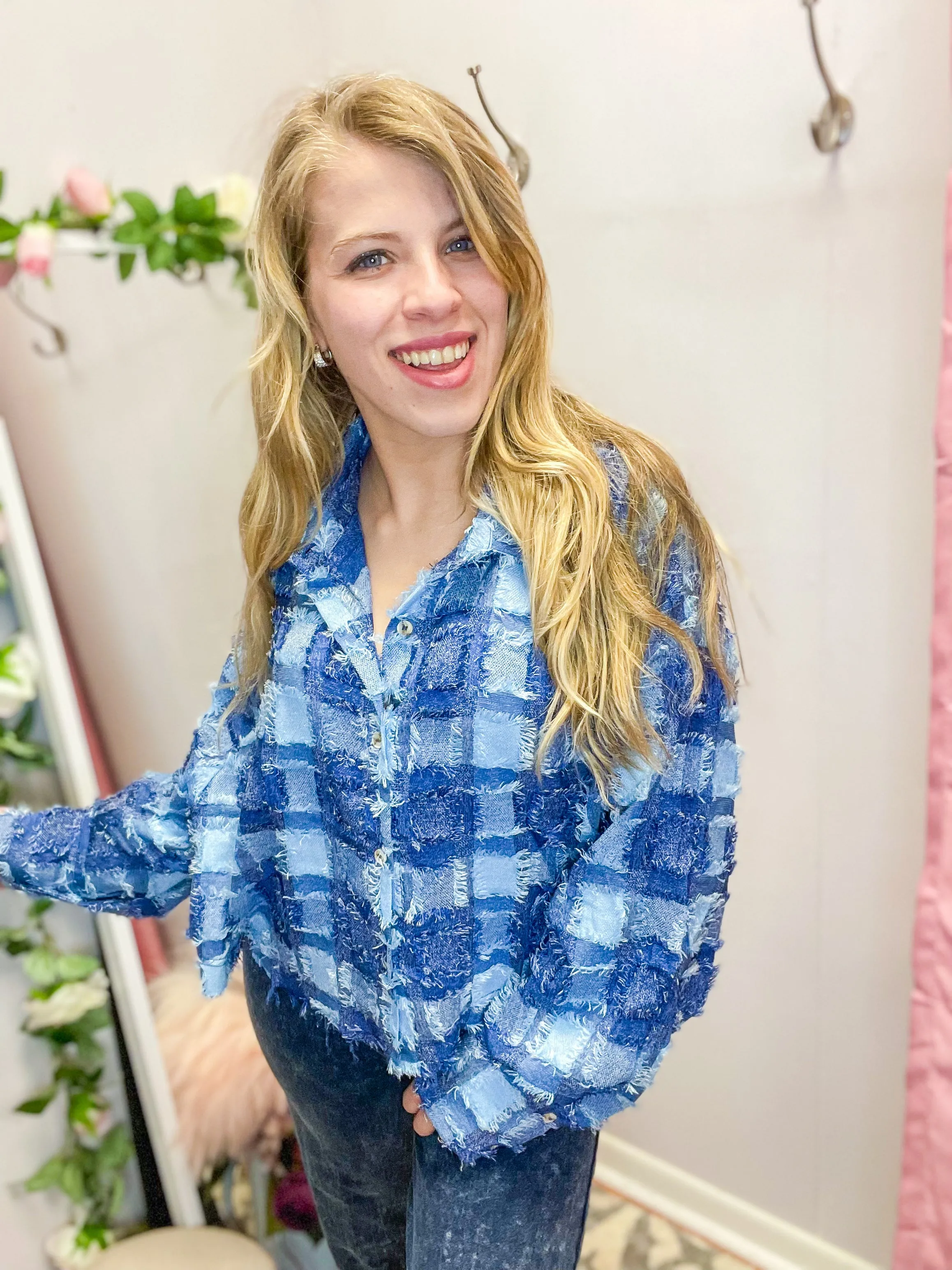 Patch Run Button Up Shacket