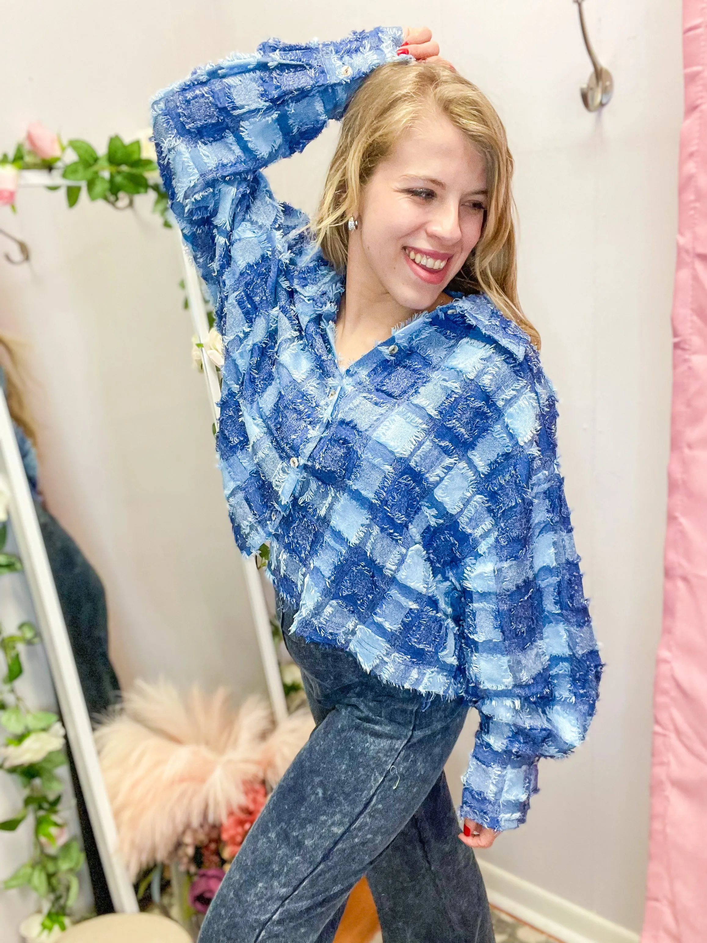 Patch Run Button Up Shacket