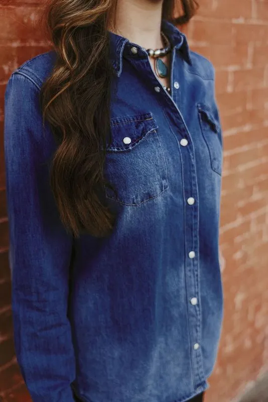 Patriotic Cowboy Button Up